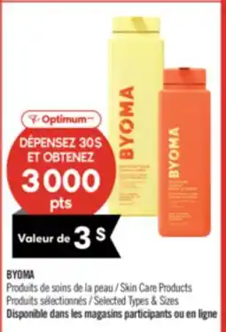 Pharmaprix BYOMA Skin Care Products offer