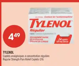 Pharmaprix TYLENOL Regular Strength Pain Relief Caplets offer