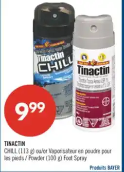 Pharmaprix TINACTIN CHILL (113 g) or Powder (100g) Foot Spray offer