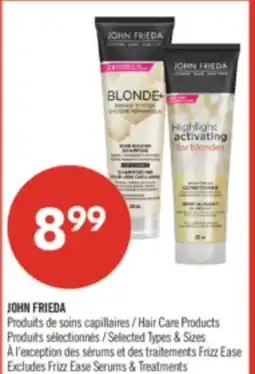 Pharmaprix JOHN FRIEDA Hair Care Products offer