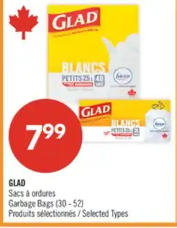 Pharmaprix GLAD Garbage Bags offer