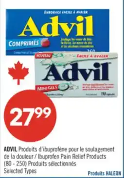 Pharmaprix ADVIL Ibuprofen Pain Relief Products offer