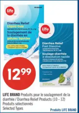 Pharmaprix LIFE BRAND Diarrhea Relief Products (10 - 12) offer