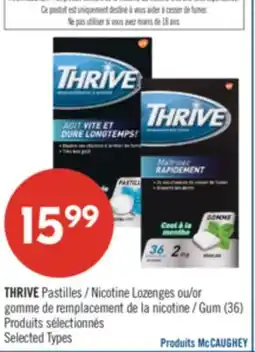 Pharmaprix THRIVE Nicotine Lozenges or Gum (36) offer