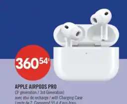 Pharmaprix APPLE AIRPODS PRO 3rd Generation with Charging Case offer