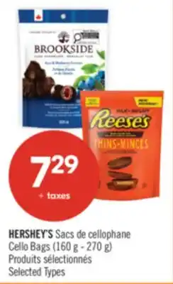 Pharmaprix HERSHEY'S Cello Bags offer