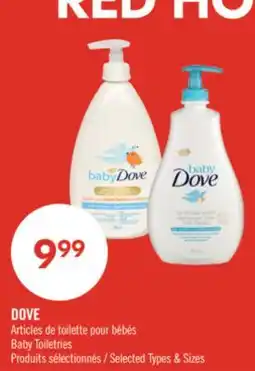 Pharmaprix DOVE Baby Toiletries offer