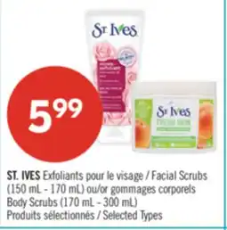 Pharmaprix ST. IVES Exfoliants pour le visage ou gommages corporels offer