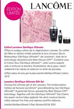 Pharmaprix Lancôme Génifique Ultimate Gift Set offer