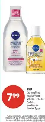 Pharmaprix NIVEA Micellar Water offer