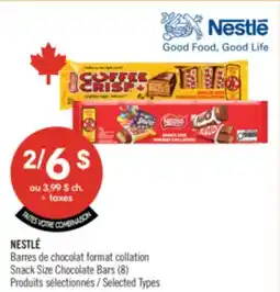 Pharmaprix NESTLÉ Snack Size Chocolate Bars (8) offer