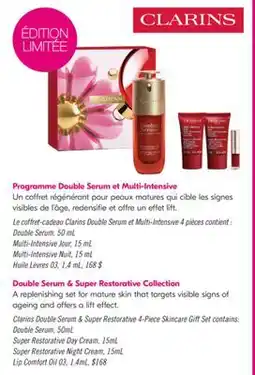 Pharmaprix Double Serum & Super Restorative Collection offer