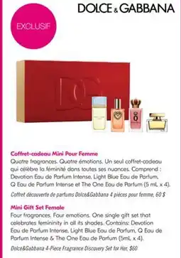Pharmaprix Dolce&Gabbana 4-Piece Fragrance Discovery Set for Her offer