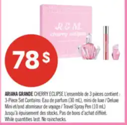 Pharmaprix ARIANA GRANDE CHERRY ECLIPSE 3-Piece Set offer