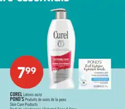 Pharmaprix CUREL Lotions ou POND'S Skin Care Products offer