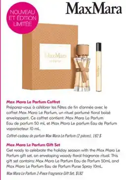 Pharmaprix Max Mara Le Parfum Gift Set offer