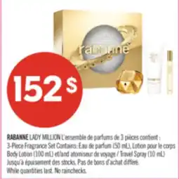 Pharmaprix RABANNE LADY MILLION 3-Piece Fragrance Set Contains: Eau de parfum (50 mL) offer