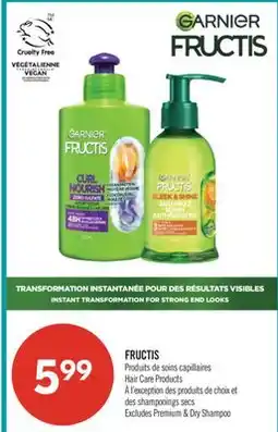 Pharmaprix FRUCTIS Hair Care Products offer