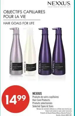 Pharmaprix NEXXUS Hair Care Products offer