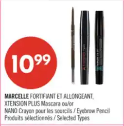 Pharmaprix MARCELLE XTENSION PLUS Mascara or NANO Crayon Eyebrow Pencil offer