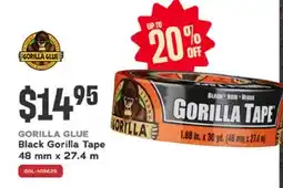 Bumper to Bumper Gorilla Glue Black Gorilla Tape offer