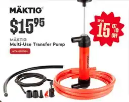 Bumper to Bumper MÄKTIG Multi-Use Transfer Pump offer