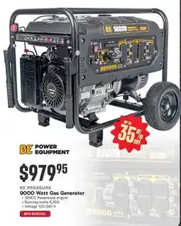 Bumper to Bumper BE PRESSURE 9000 Watt Gas Generator offer