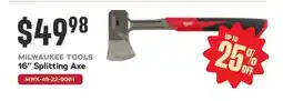 Bumper to Bumper MILWAUKEE TOOLS 16 Splitting Axe offer