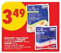 No Frills Seaquest Raw White or Cooked Shrimp or Surimi offer