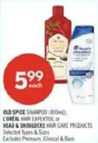 Shoppers Drug Mart Old Spice shampoo offer