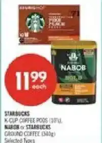 Shoppers Drug Mart starbucks k cup coffee pods offer