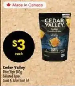 Shoppers Drug Mart Cedar Valley Pita Chips offer