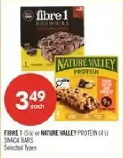 Shoppers Drug Mart Fibre 1 brownies snack bars offer