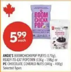 Shoppers Drug Mart Angie's boom chicka pop puffs offer