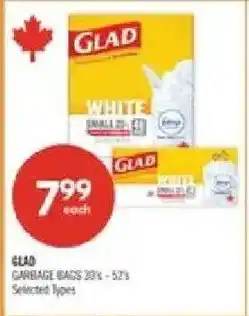 Shoppers Drug Mart Glad garbage bags offer