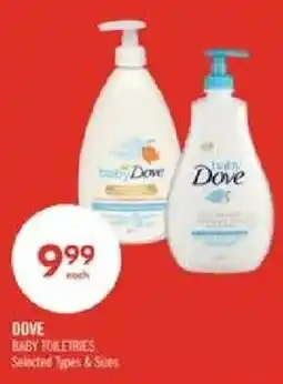 Shoppers Drug Mart Dove baby toiletries offer