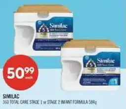 Shoppers Drug Mart Similac 360 total care stage 1 or stage 2 infant formula offer