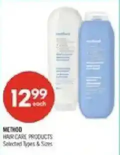 Shoppers Drug Mart Method hair care products offer