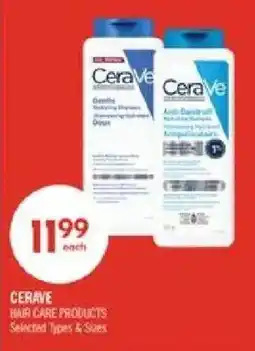 Shoppers Drug Mart CeraVe hair care products offer