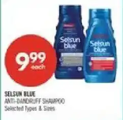 Shoppers Drug Mart Selsun blue anti-dandruff shampoo offer