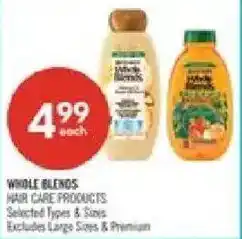 Shoppers Drug Mart Whole Blends hair care products offer