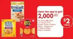 Shoppers Drug Mart triscuit original offer