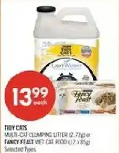 Shoppers Drug Mart Tidy Cats multi-cat clumping litter offer