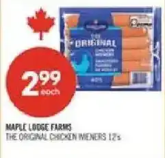 Shoppers Drug Mart Maple Lodge Farms The Original Chicken Wieners offer