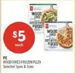 Shoppers Drug Mart PC wood fired frozen pizza offer