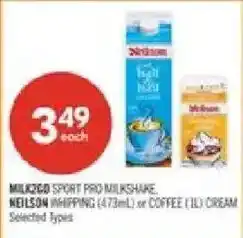 Shoppers Drug Mart Nelson whipping or coffee cream offer
