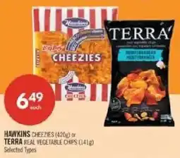 Shoppers Drug Mart Hawkins cheezies or terra real vegetable chips offer