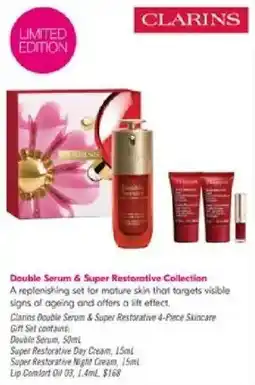 Shoppers Drug Mart Clarins Double Serum & Super Restorative Collection offer