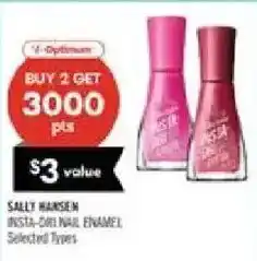 Shoppers Drug Mart Sally Hansen insta-dry nail enamel offer
