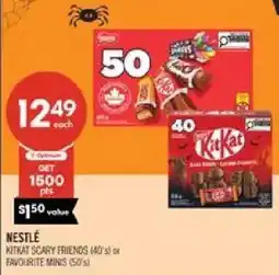 Shoppers Drug Mart Nestle kitkat scary friends or favourite mins offer